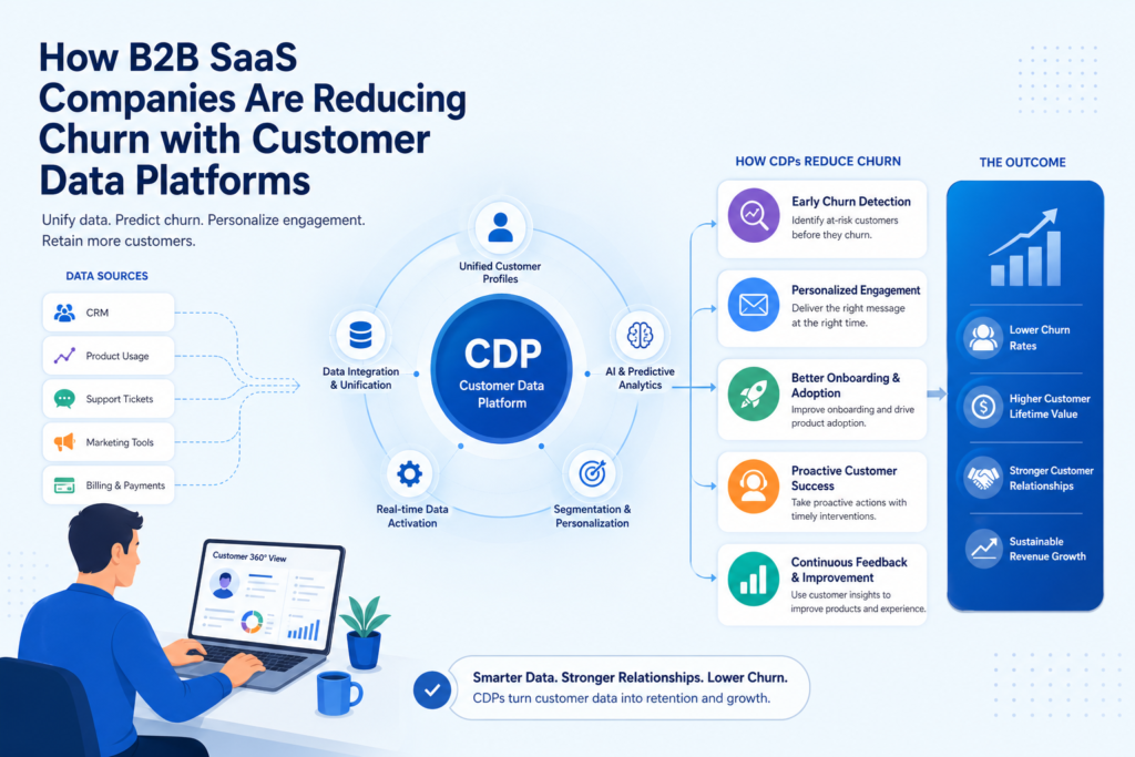 How B2B SaaS Companies Are Reducing Churn with Customer Data Platforms