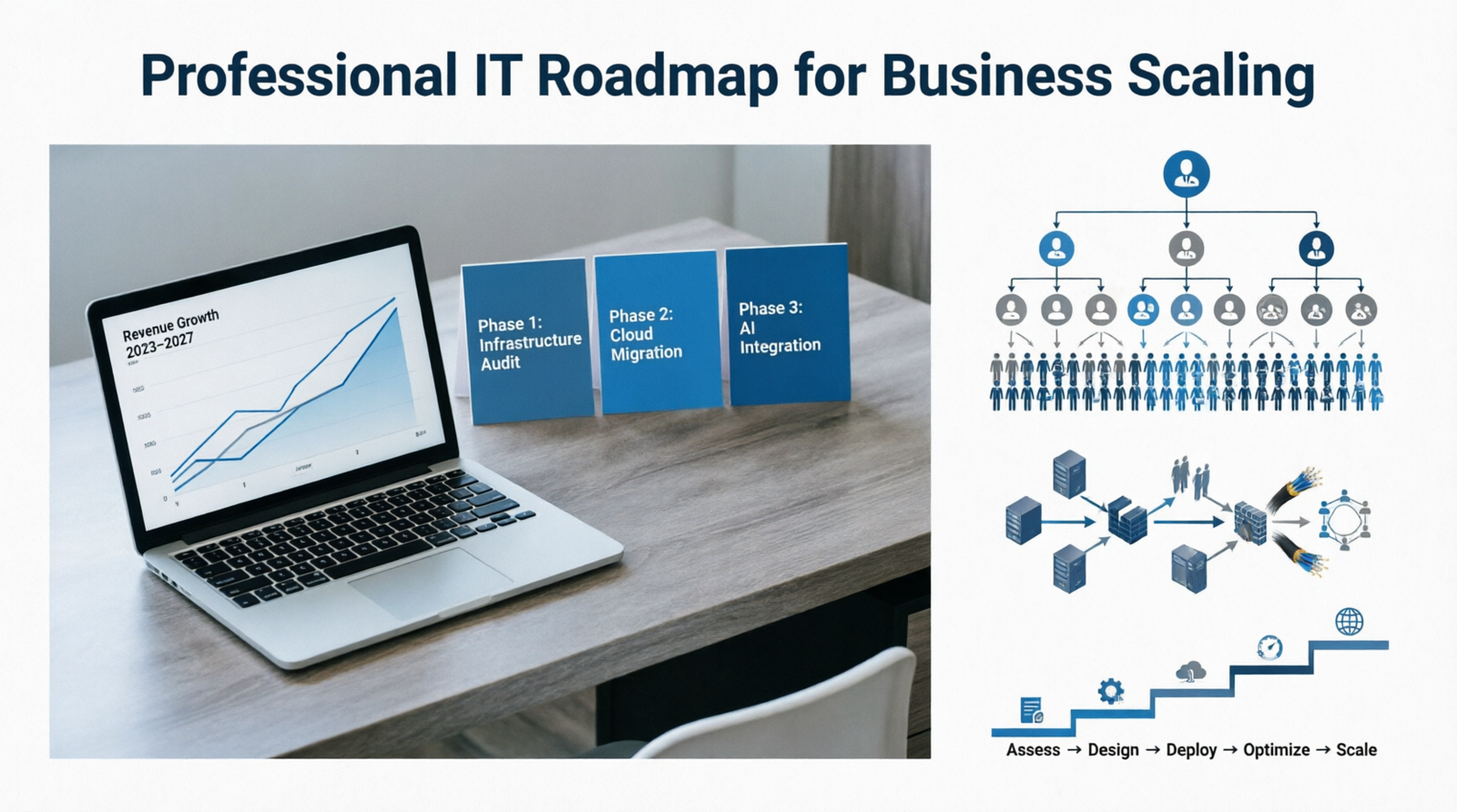 A Step-by-Step IT Roadmap for Scaling B2B Companies from 10 to 100 Employees
