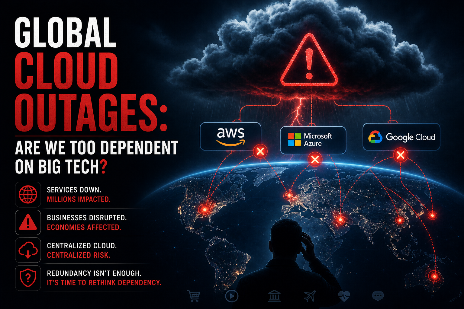 Global Cloud Outages Are We Too Dependent on Big Tech