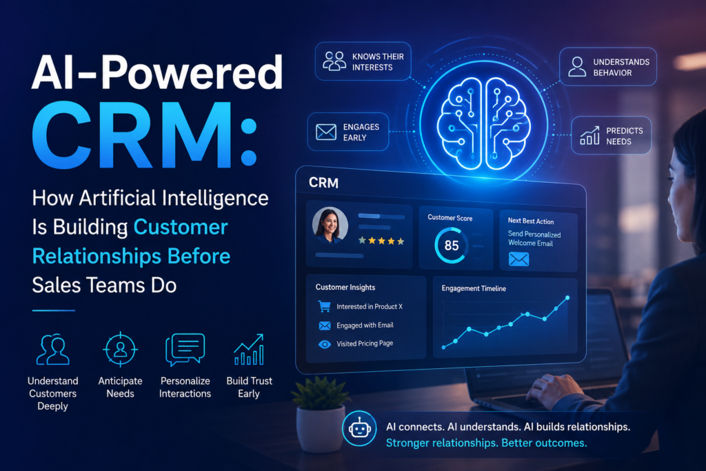 AI analyzes behavior, predicts needs, and delivers personalized experiences—before the first sales call.