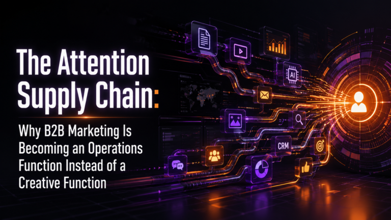 Attention Supply Chain transforming B2B marketing operations with AI