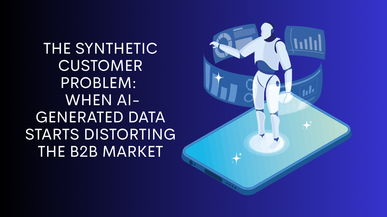 Synthetic Customer Problem showing AI-generated data impact on B2B marketing