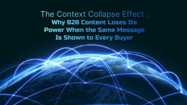 B2B personalization and contextual marketing strategy