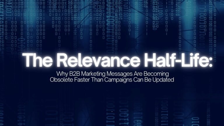 B2B messaging strategy and marketing relevance half-life