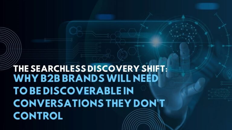 Search Less Discovery Shift and AI-powered B2B discovery