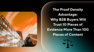 Proof density strategy for B2B buyer trust