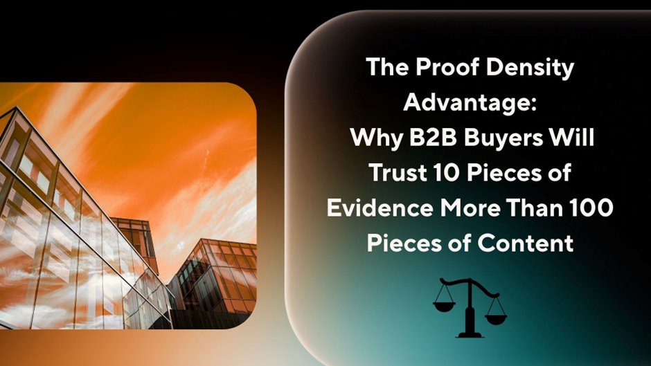 Proof density strategy for B2B buyer trust