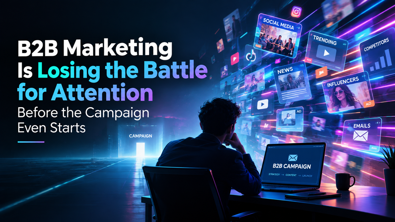 B2B marketing attention and contextual buyer intent strategy