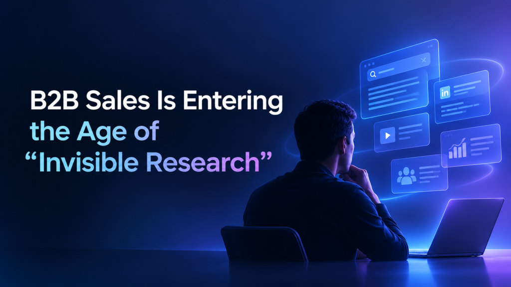 B2B invisible research and the modern B2B buyer journey