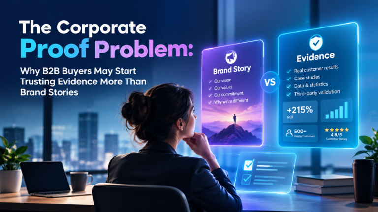 B2B buyer trust driven by evidence and customer proof