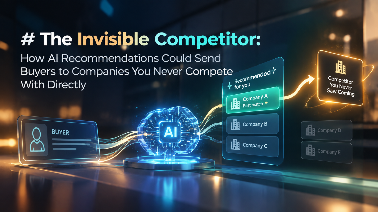 AI recommendations reshaping the B2B competitive landscape