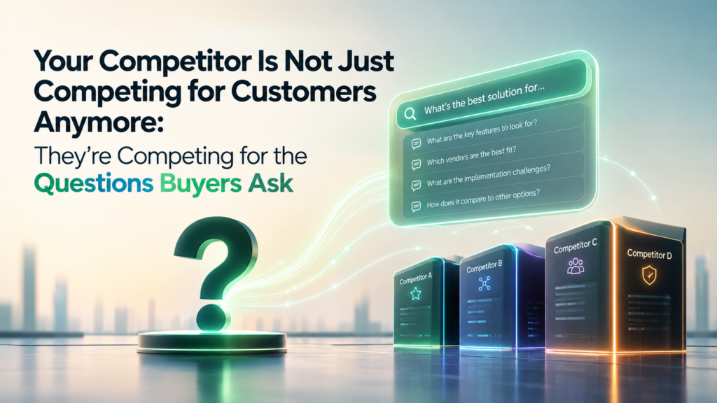 B2B buyer journey showing how AI, content, and buyer questions influence enterprise technology decisions