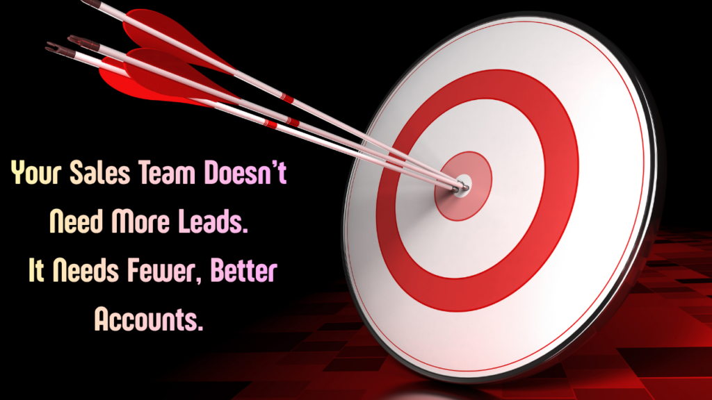 B2B account-based marketing strategy helping sales teams identify and prioritize fewer, better target accounts