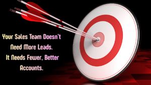 B2B account-based marketing strategy helping sales teams identify and prioritize fewer, better target accounts