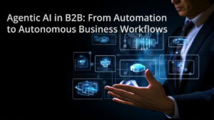Agentic AI in B2B transforming enterprise operations through autonomous business workflows and intelligent AI agents