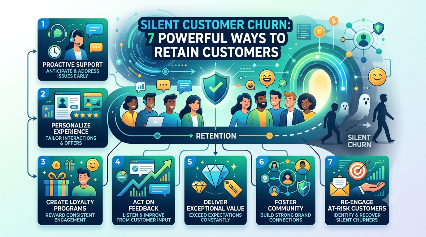 Silent Customer Churn warning signs and customer retention strategies for B2B businesses