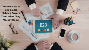 B2B sales professionals helping buyers build trust and make confident business decisions